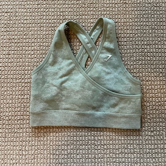 Gymshark camo seamless sports bra